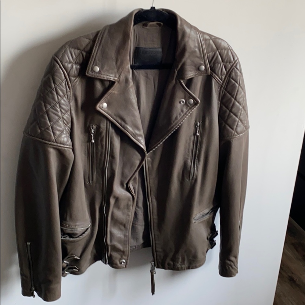 All Saints Men’s Leather Jacket